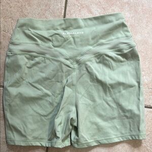 Alphalete Women's Green Performance Shorts
